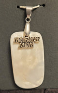 Mother of Pearl "Marine Mom" Pendant