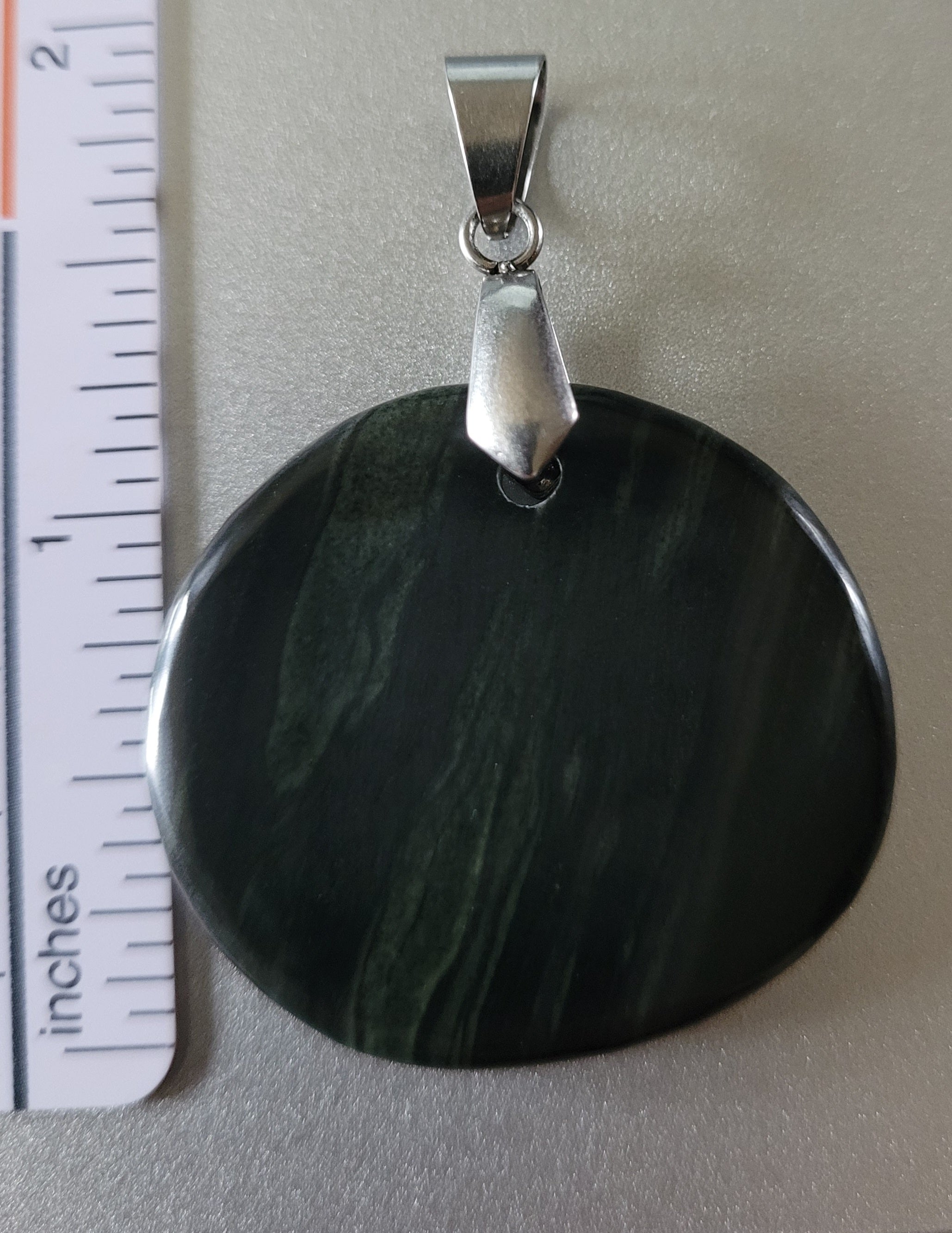 Banded Slate Pendant